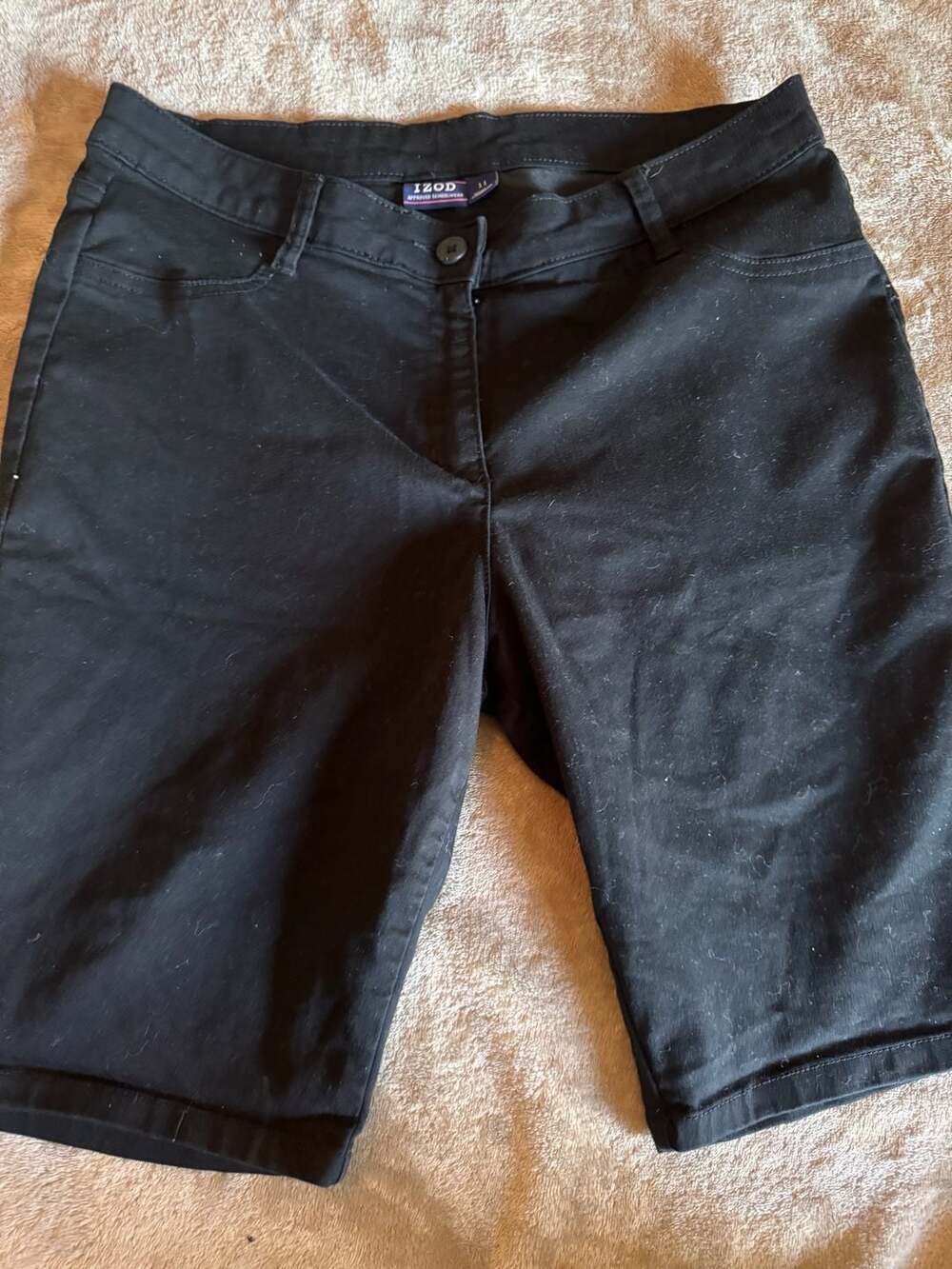 IZOD Approved Schoolwear Black Shorts Size 11
